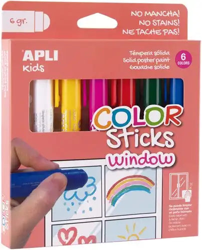 Color Sticks Window - 6 Units