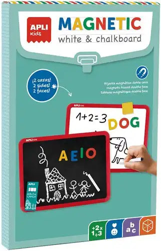 Magnetic White and Chalkboard