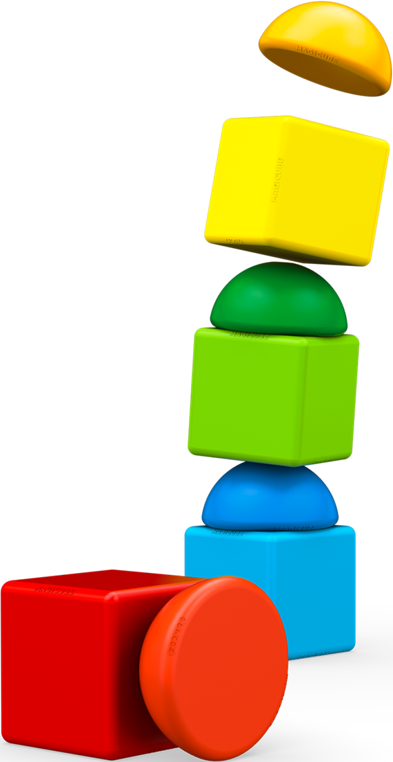 Magicube Blokken Gerecycled Stapelbaar