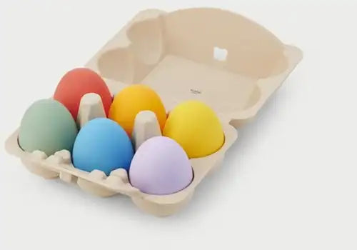 Silisoft Sensory Eggs (Rainbow) - Pack of 6